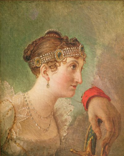 The Duchess of Rochefoucauld and the Hand of Eugène de Beauharnais by Jacques Louis David